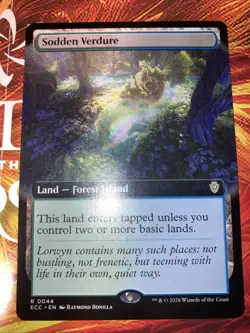 Sodden Verdure (Extended Art) Commander: Lorwyn Eclipsed Regular - Image 1