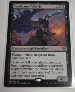 Eradicator Valkyrie NM* FOIL Kaldheim ENGLISH 094/285 mtg - Image 1