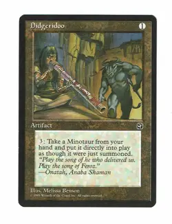 Mtg (NM) DIDGERIDOO Homelands Artifact Magic The Gathering WOTC VTG Never Played - Image 1