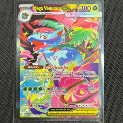 Mega Venusaur ex 177/132 SIR Pokemon Card English ME01 Mega Evolution TCG CCG - Image 1
