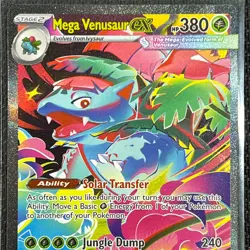Mega Venusaur ex 177/132 SIR Pokemon Card English ME01 Mega Evolution TCG CCG - Image 4