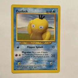 Pokemon Neo Destiny TCG Psyduck Card Regular, Common, 79/105 - Image 1