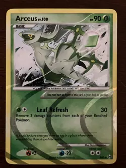 Pokemon TCG Arceus AR2 Platinum Holo Rare Card LP/LP+ Condition - Image 1