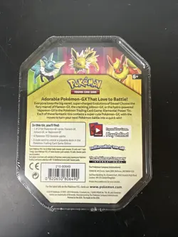 Pokemon TCG: Elemental Power Tin Flareon GX + 4 Packs (Sun & Moon) SEALED (a) - Image 3