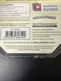 Pokemon TCG: Elemental Power Tin Flareon GX + 4 Packs (Sun & Moon) SEALED (a) - Image 4