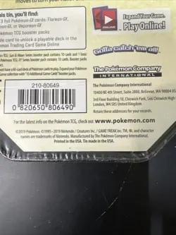 Pokemon TCG: Elemental Power Tin Flareon GX + 4 Packs (Sun & Moon) SEALED - Image 4