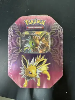 Pokemon TCG: Elemental Power Tin Jolteon GX + 4 Packs SEALED (a) - Image 1