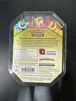 Pokemon TCG: Elemental Power Tin Jolteon GX + 4 Packs SEALED (a) - Image 3