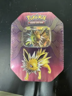 Pokemon TCG: Elemental Power Tin Jolteon GX + 4 Packs (Sun & Moon) SEALED (b) - Image 1