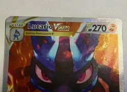 Lucario VStar SWSH291 Sword & Shield Promo Pokemon English Black Star Promo 2023 - Image 4