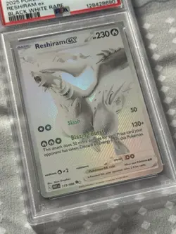 Pokemon 2025 Reshiram ex 173/086 Black White Rare White Flare GEM MINT PSA 10 - Image 3