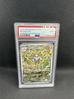 Pokemon TCG Magneton SVP 159 Black Star Promo Surging Sparks PSA 9 - Image 1