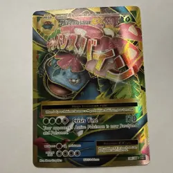 Pokemon M Venusaur EX Full Art Mega Evolution Ultra Rare Holo Evolutions 100/108 - Image 1