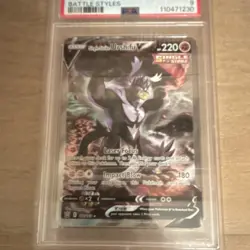 Pokemon Single Strike Urshifu V Full Art Holo 151/163 Battle Styles PSA 9 - Image 3