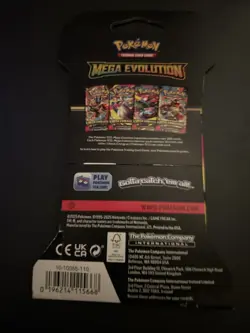 (VERY HEAVY) 33.21g Pokemon TCG Mega Evolution Sleeved Booster Pack (SEALED)✅ - Image 3