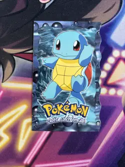 Squirtle Pokemon TOPPS The Movie Animation Non Holo DIE CUT 7 of 12 - Image 1