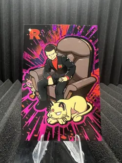 Persian & Giovanni - Purple Holo Box Hit - Team Rocket Database - Pokemon - Image 1