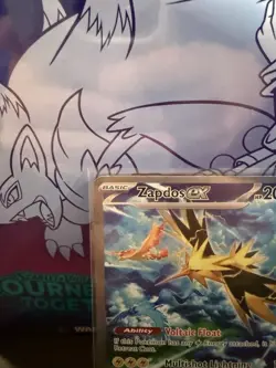 Pokemon SV Scarlet & Violet 151 Zapdos EX 202/165 Near Mint NM - Image 2