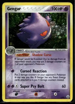 2006 Pokemon EX Legend Maker 5 Gengar Holo LP - Image 1