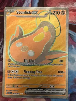 Pokemon Stunfisk Ex 252/217 Ascended Heroes Ultra Rare - NM - Image 1