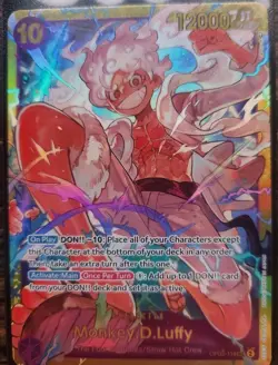 Monkey.D.Luffy OP05-119 SEC - One Piece TCG - English Card Near-Mint Secret Rare - Image 1