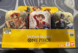 (EMPTY) One Piece Card Game Mini Tin Vol.2 English Limited - 12 TINS & Display - Image 2