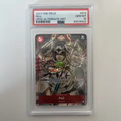 2023 One Piece Pell OP04 Alternate Art Parallel PSA 10 Gem Mint - Image 1