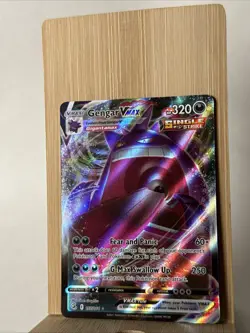 Pokemon TCG Gengar VMAX 157/264 Fusion Strike Ultra Rare Full Art Holo Card Nm - Image 1