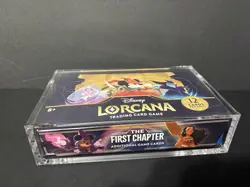 Disney Lorcana The First Chapter Booster Box English New Sealed w/Acrylic Case - Image 3