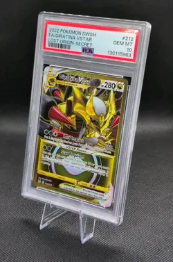 PSA 10 Giratina VSTAR 212/196 Lost Origin Gold Secret Rare Pokemon Sword Shield - Image 2