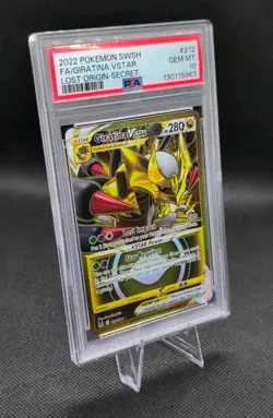 PSA 10 Giratina VSTAR 212/196 Lost Origin Gold Secret Rare Pokemon Sword Shield - Image 3