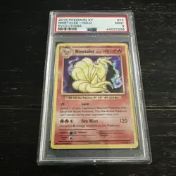 2016 POKEMON XY EVOLUTIONS #15/108 NINETALES HOLO PSA 9 MINT - Image 2