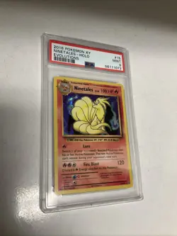 2016 POKEMON XY EVOLUTIONS #15 NINETALES-HOLO PSA 9 MINT 15/108 - Image 1