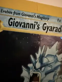 Pokemon TCG Giovanni's Gyarados Gym Challenge Holo Card 5/132 - Image 3