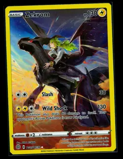Pokemon TCG Card Zekrom TG05/TG30 Brilliant Stars Trainer Gallery Holo - NM - Image 1