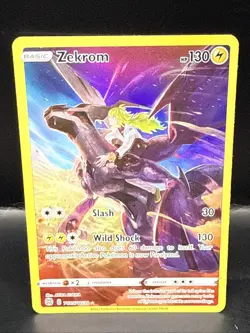 Pokemon Zekrom TG05/TG30 Brilliant Stars Full Art Trainer Gallery NM Card C - Image 2