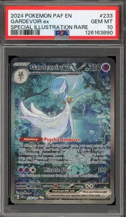 Pokemon Gardevoir ex Paldean Fates Special Illustration Rare #233 PSA 10 - Image 1