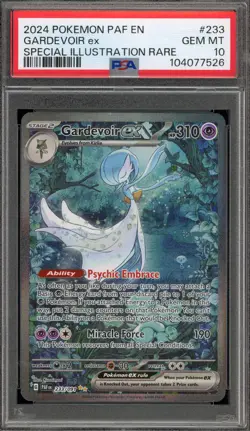 Pokemon Gardevoir ex Paldean Fates Special Illustration Rare #233 PSA 10 - Image 1