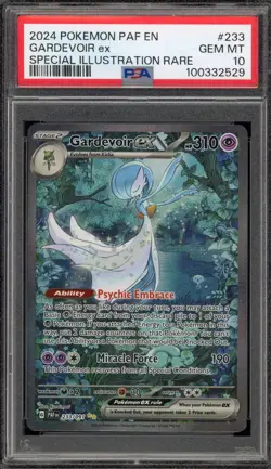 Pokemon Gardevoir ex Paldean Fates Special Illustration Rare #233 PSA 10 - Image 1