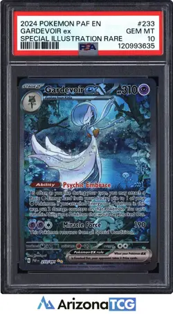Pokemon 2024 Gardevoir ex 233/091 Full Art SIR Paldean Fates GEM MINT PSA 10 - Image 1