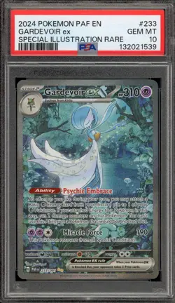 Pokemon Gardevoir ex Paldean Fates Special Illustration Rare #233 PSA 10 - Image 1