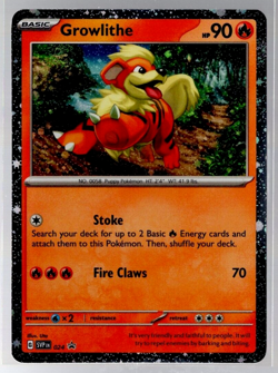 Growlithe SVP 024 Holographic Black Star Promo Pokemon TCG Near Mint - Image 1