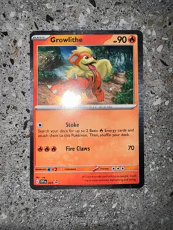 Pokemon TCG Cards Growlithe SVP024 Black Star Promo Holo NM - Image 3