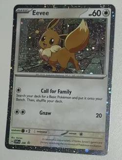 Pokemon TCG ~ Eevee #200 ~ Cosmos Holo Black Star Promo ~ Destined Rivals - Image 1