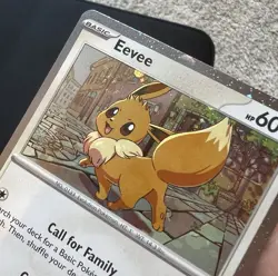 SWIRL Eevee 200 Cosmos Holo Black Star Promo Destined Rivals- Pokemon TCG - Image 1