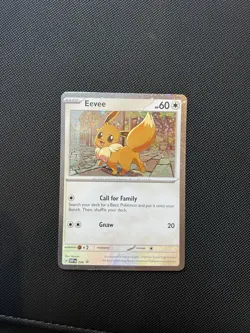 SWIRL Eevee 200 Cosmos Holo Black Star Promo Destined Rivals- Pokemon TCG - Image 2