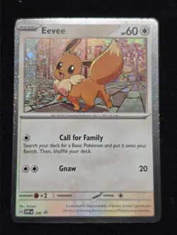 2 SWIRL Eevee 200 Cosmos Holo Black Star Promo Destined Rivals- Pokemon TCG - Image 2
