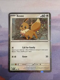 Pokemon TCG ~ Eevee #200 ~ Cosmos Holo Black Star Promo ~ Destined Rivals - Image 1