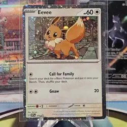 Eevee SVP 200 Black Star Cosmos Holo Promo Destined Rivals Pokemon TCG NM - Image 1