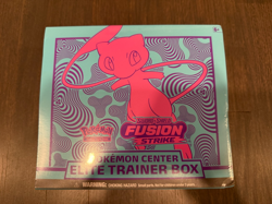 Fusion Strike Pokemon Center Sword & Shield Elite Trainer Box ETB Sealed - Image 1